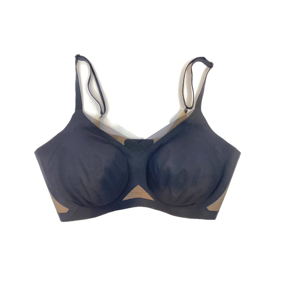 HoneyLove Women's CrossOver Bra Size Large Underwire Free Mesh LWBR0302